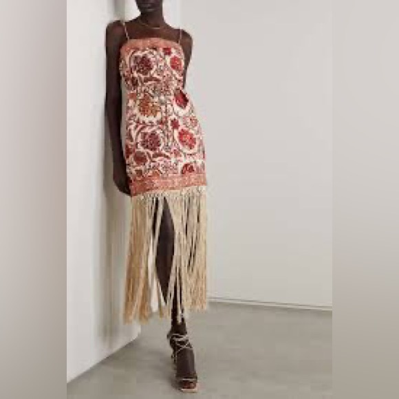 ZIMMERMANN
Vitali belted fringed embellished printed cotton mini dress size 0 - Picture 4 of 13